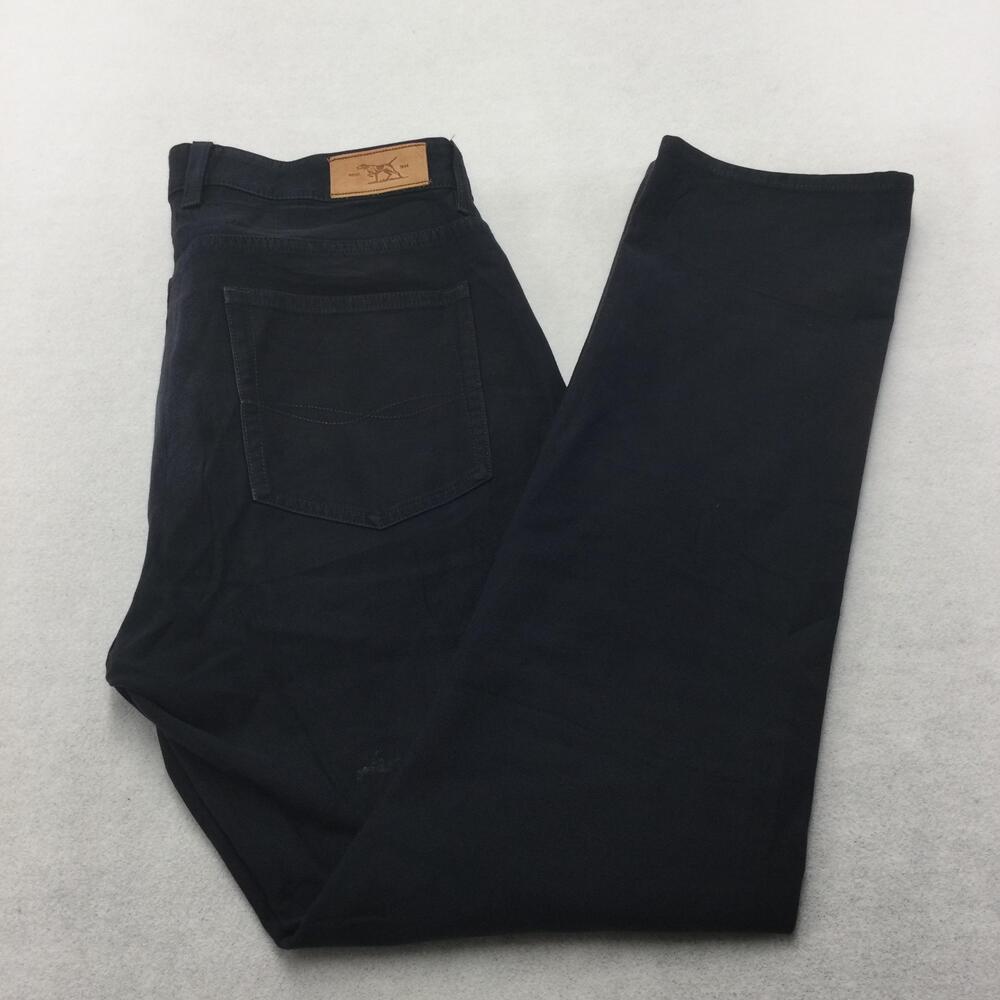 Rodd & Gunn Straight Fit Jeans Mens 34x30 Blue Dark Wash Denim Stretch